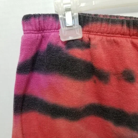 Victoria's Secret PINK sweatpants Large Supernova Tie Dye script logo colorful - Picture 3 of 15